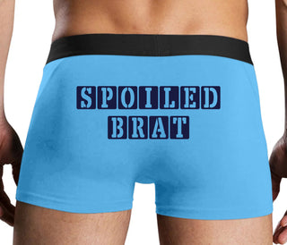 Spoiled Brat - Block Design - Blue Boxer Brief