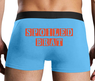Spoiled Brat - Block Design - Blue Boxer Brief