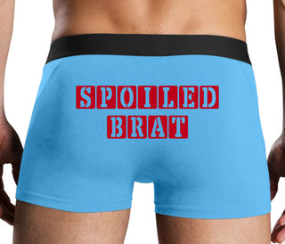 Spoiled Brat - Block Design - Blue Boxer Brief