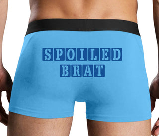 Spoiled Brat - Block Design - Blue Boxer Brief