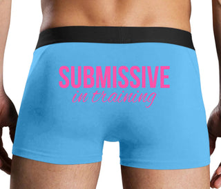 Submissive In Training - Blue Boxer Brief