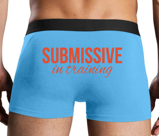 Submissive In Training - Blue Boxer Brief