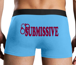 Submissive - Cuff Logo - Blue Boxer Brief