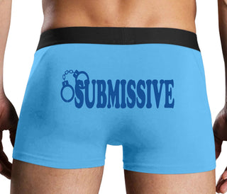 Submissive - Cuff Logo - Blue Boxer Brief