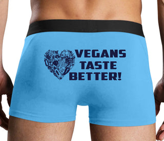 Vegans Tastes Better - Blue Boxer Brief