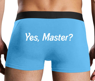 Yes Master ? - Blue Boxer Brief
