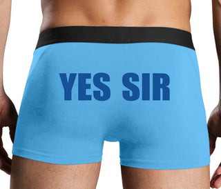 Yes Sir - Blue Boxer Brief