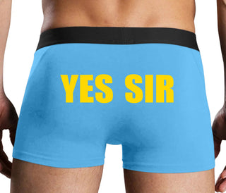 Yes Sir - Blue Boxer Brief