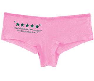 Five Star Review - Would Cum Again - Pink Boy Short