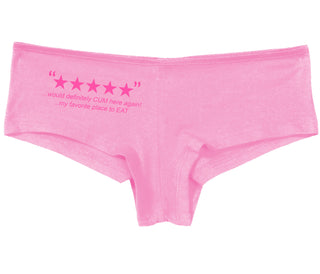 Five Star Review - Would Cum Again - Pink Boy Short