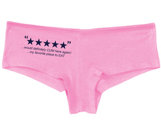 Five Star Review - Would Cum Again - Pink Boy Short