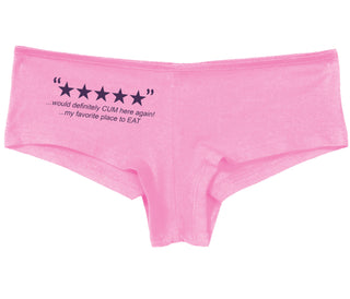 Five Star Review - Would Cum Again - Pink Boy Short
