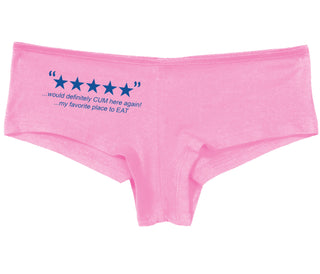 Five Star Review - Would Cum Again - Pink Boy Short