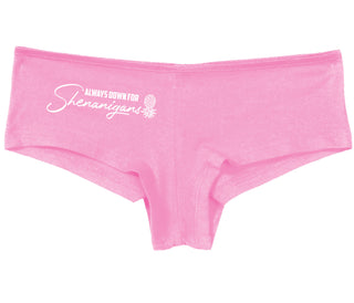 Always Down For Shenanigans - Pink Boy Short