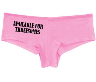 Available for Threesomes - Pink Boy Short