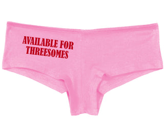 Available for Threesomes - Pink Boy Short