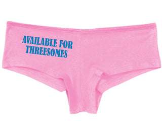 Available for Threesomes - Pink Boy Short