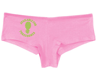 Available for Threesomes - Swinger Pineapple - Pink Boyshort