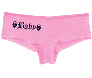 Baby Goth Look With Locks - Pink Boy Short