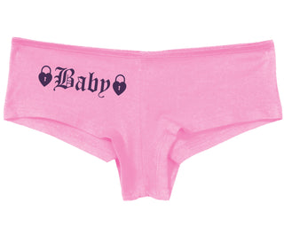 Baby Goth Look With Locks - Pink Boy Short