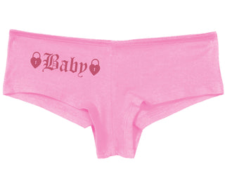 Baby Goth Look With Locks - Pink Boy Short