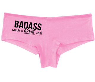 BadAss With a Great Ass - Pink Boy Short