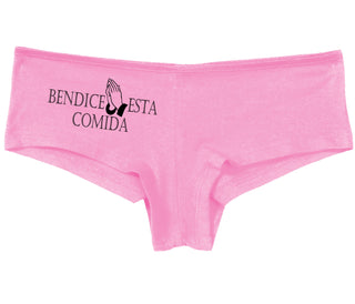 Bendice Esta Comida - Bless This Meal - Pink Boy Short