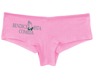 Bendice Esta Comida - Bless This Meal - Pink Boy Short