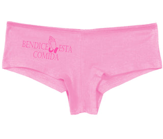 Bendice Esta Comida - Bless This Meal - Pink Boy Short