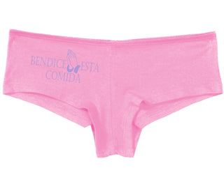 Bendice Esta Comida - Bless This Meal - Pink Boy Short