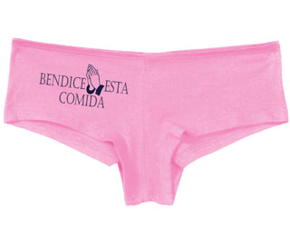 Bendice Esta Comida - Bless This Meal - Pink Boy Short