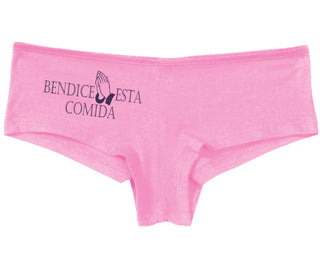 Bendice Esta Comida - Bless This Meal - Pink Boy Short