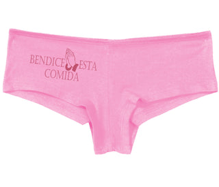 Bendice Esta Comida - Bless This Meal - Pink Boy Short