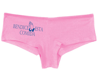 Bendice Esta Comida - Bless This Meal - Pink Boy Short