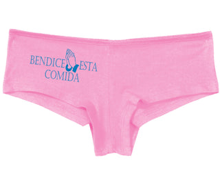 Bendice Esta Comida - Bless This Meal - Pink Boy Short