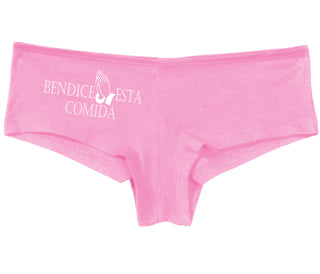 Bendice Esta Comida - Bless This Meal - Pink Boy Short