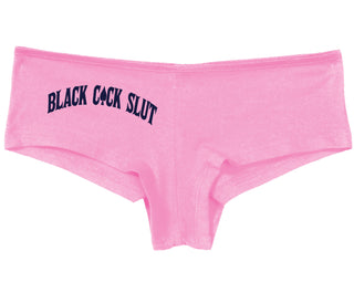 Black Cock Slut - Queen of Spades - Pink Boy Short