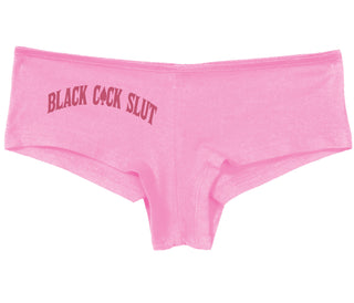 Black Cock Slut - Queen of Spades - Pink Boy Short