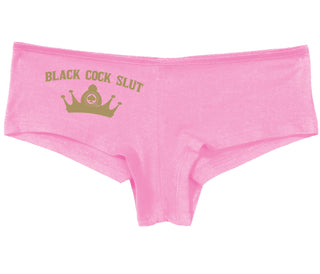 Black Cock Slut - Queen of Spades - Pink Boy Short