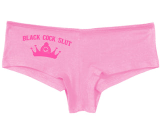 Black Cock Slut - Queen of Spades - Pink Boy Short