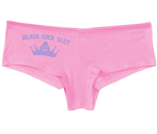 Black Cock Slut - Queen of Spades - Pink Boy Short