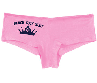 Black Cock Slut - Queen of Spades - Pink Boy Short