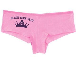 Black Cock Slut - Queen of Spades - Pink Boy Short