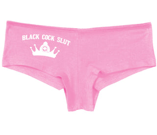 Black Cock Slut - Queen of Spades - Pink Boy Short