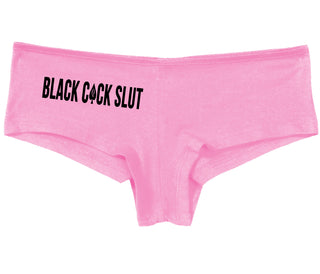 Black Cock Slut - Queen of Spades - Pink Boy Short
