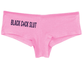 Black Cock Slut - Queen of Spades - Pink Boy Short