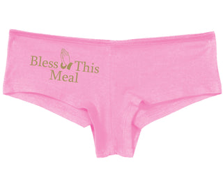 Bless This Meal - Pink Boy Short