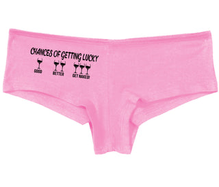 Chances Of Getting Lucky - More Wine - Pink Boy Short