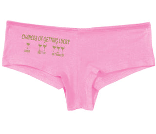 Chances Of Getting Lucky - More Wine - Pink Boy Short