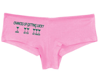 Chances Of Getting Lucky - More Wine - Pink Boy Short